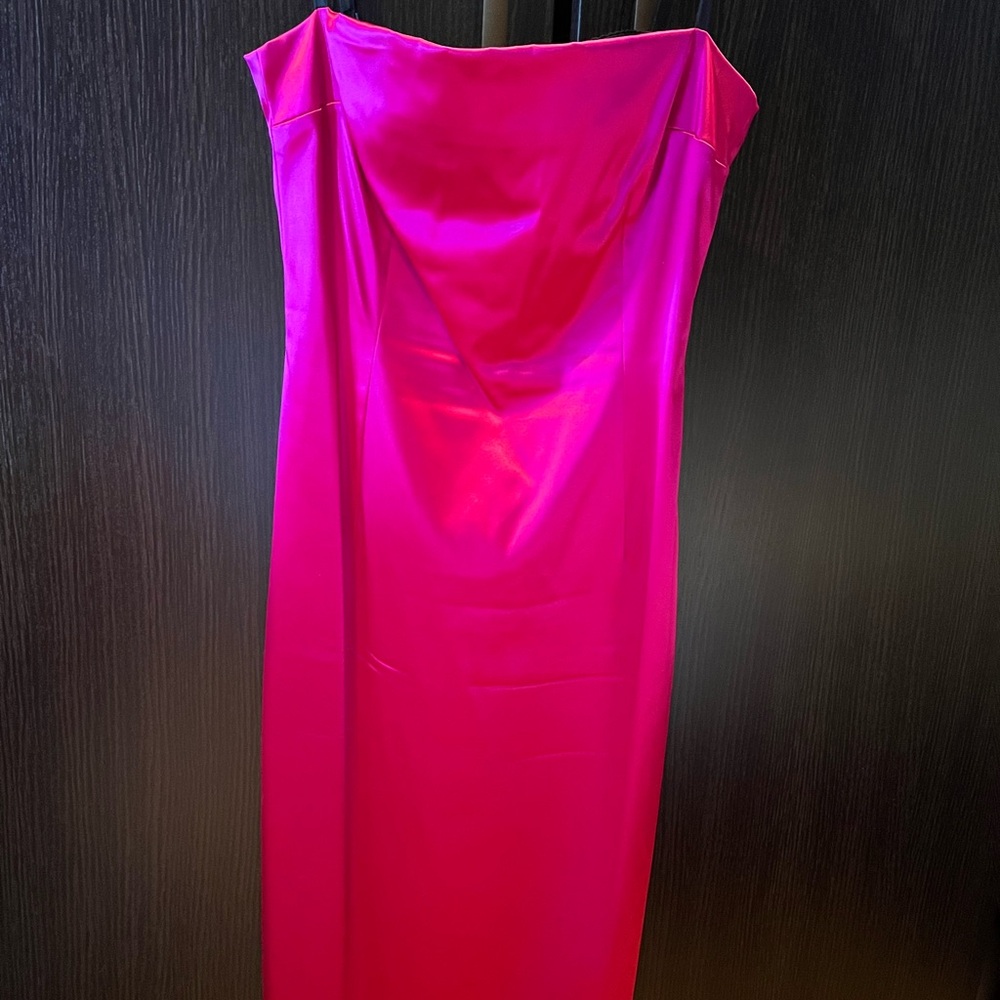 Dolce & Gabbana Fuchsia Strapless Dress